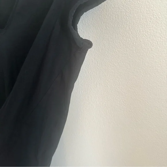 All Saints Small Black Emelyn Tonic Short Sleeve Tee Staple - Picture 8 of 12